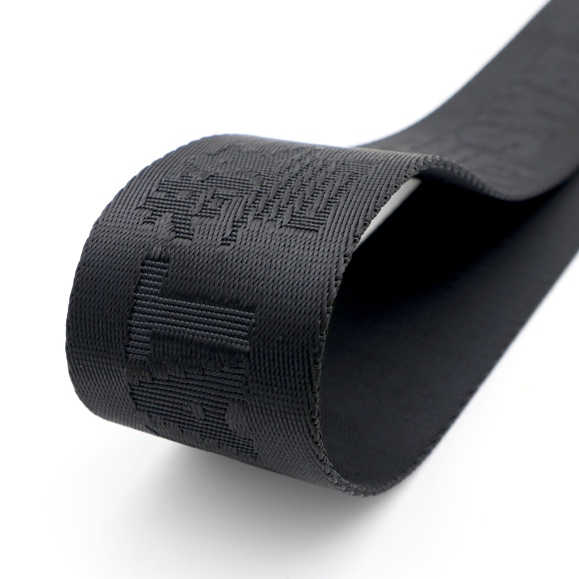 黑色提花swat特警腰带5cm织带涤纶 执勤特勤户外战术保安仿尼龙带