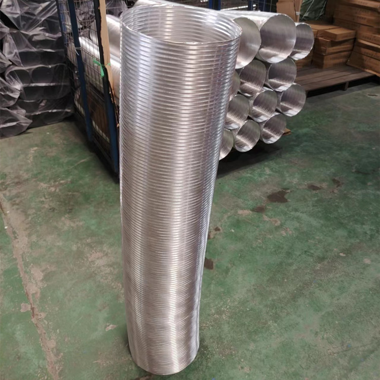 烟机燃气热水器壁挂炉铝合金排烟管伸缩软管强排式烟管不带钢头