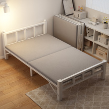 新款折叠床家用简易单人床办公室午睡成人午休床宿舍加固铁架双人