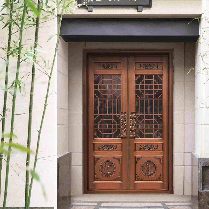 仿铜庭院大门