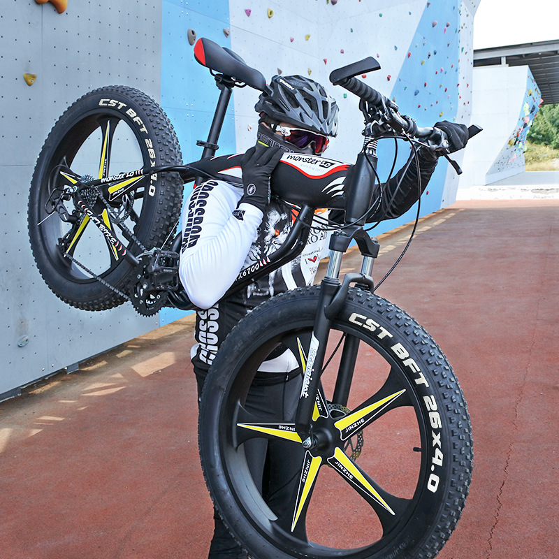 铝合金减震碟大轮胎山地车雪地沙滩超4.0粗宽轮自行车越野单车男