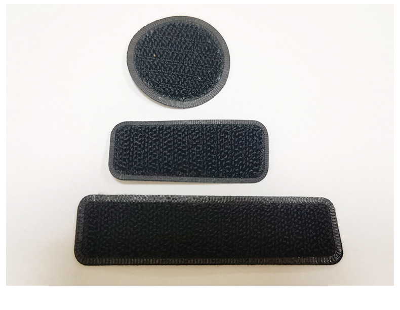 定制魔术贴毛面压字名字贴 魔术贴毛面印字魔术贴反光logo 印字