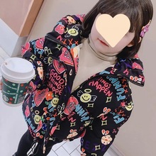 2023新款韩版冬季儿童棉衣羽绒棉服女童保暖连帽棉袄童装时尚外套