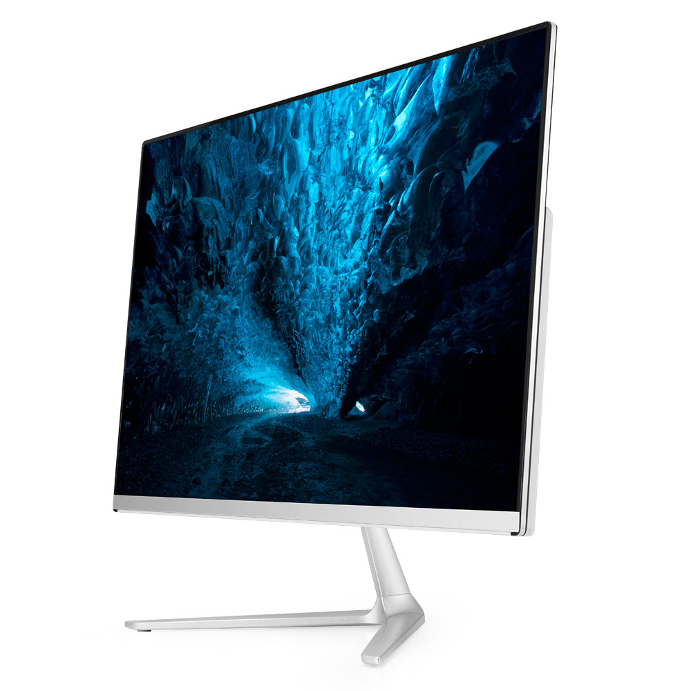 高速影音曲面27寸一体机无边框办公游戏宽屏一体电脑全套源头工厂