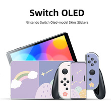 适用Switch OLED贴纸NS任天堂游戏机痛贴创意美丽心情Switch 贴纸