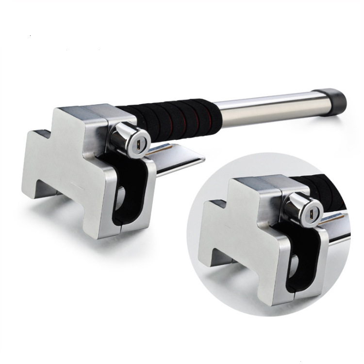 防撞停车桩免打孔挡车车位加厚地桩锁神器阻车地锁