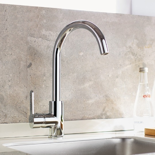 恒洁厨房冷热水龙头全铜水槽洗菜盆洗碗池洗碗盆龙头家用可旋转