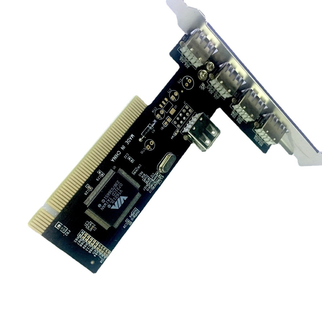 usb扩展卡 pci转usb口 台式电脑usb2.0转接卡一拖5口 usb2.0扩展