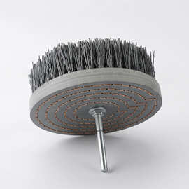 铝合金去毛刺刷 打磨刷 圆盘刷 抛光刷铝平面刷 去毛刺碳化硅刷盘