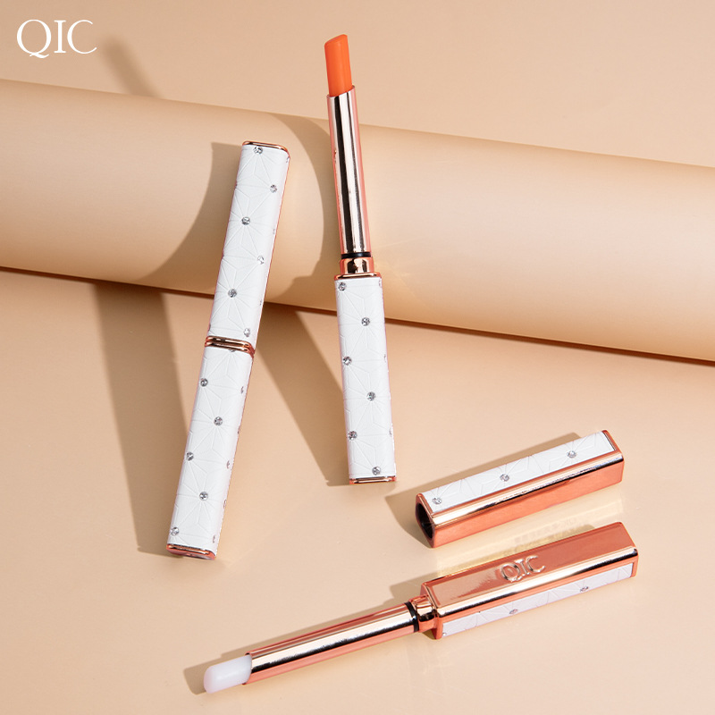 QIC Carotene Color Changing Lip Balm Moisturizing and Nourishing Non-Fading No Stain on Cup Waterproof Lipstick Factory Direct Sales