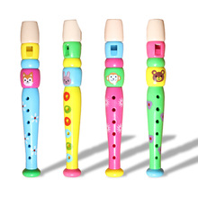 儿童短笛子乐器初学女孩幼儿园吹奏音乐塑料六孔竖笛早教玩具