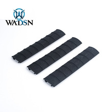 WADSN沃德森改装配件皮轨20mm软质格子战术尼龙护木片组装饰黑色
