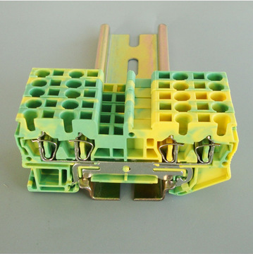 st25quattrope弹簧接线端子排st25二进二出导轨式快速直插型
