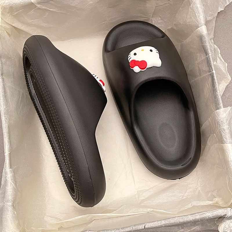 Poop-like Sandals Home Dormitory Women's Summer Thick Bottom Eva Sandals Non-Slip Winter New Slippers Outer Wear Women's Summer