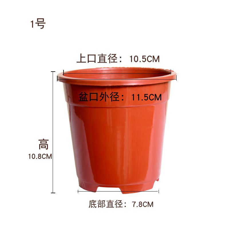 Jiali Flower Pot Plastic Hard Clivia Orchid Planting Pot Seedling Root-Controlling Pot Succulent Gallon Pot Straight Flower Pot