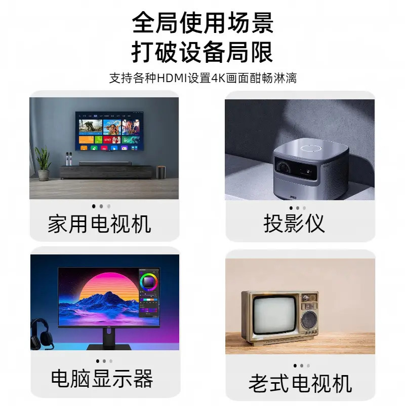 适用华为小米电视网络机顶盒子4k高清家用无线wifi手机投屏全网通