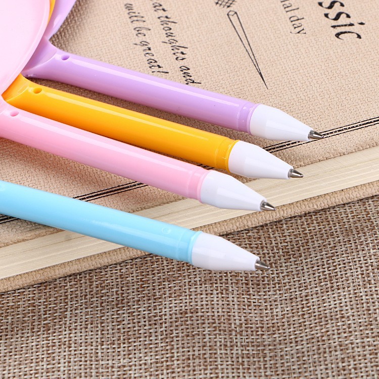 Bullet Creative Cartoon Handheld Small Fan Ballpoint Pen Cute Cat Fan Pen Student Pens for Writing Letters Advertising Marker