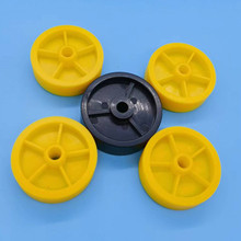 源头厂家3寸脚轮塑料尼龙定向脚轮尼龙轮电缆用塑料滑轮