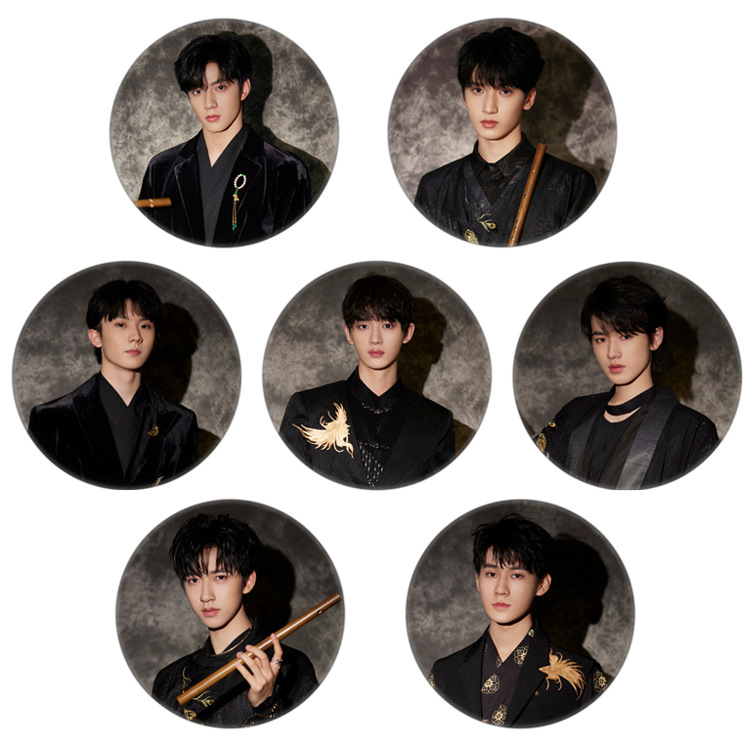 tnt时代少年团徽章 宋亚轩刘耀文周边 圆形胸章厂家 明星279-311