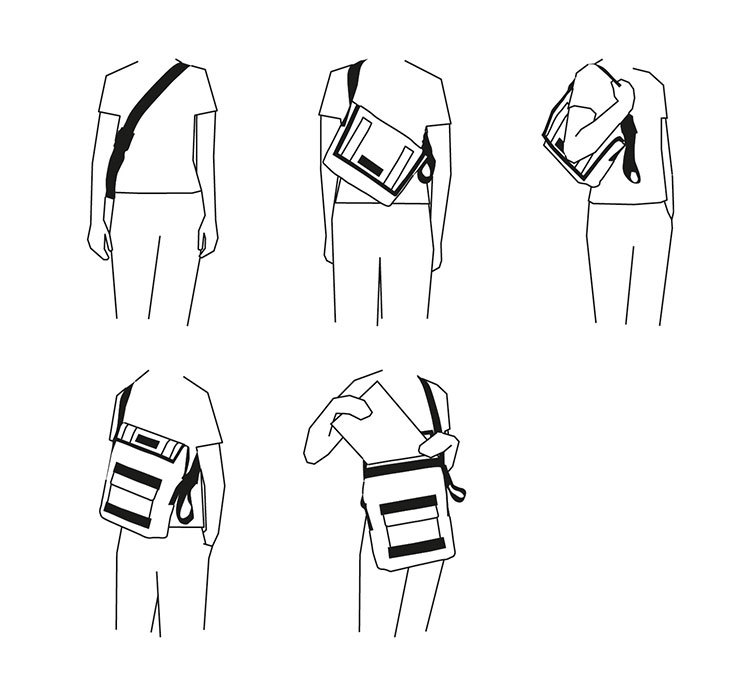 f11卡车篷布邮差包 单肩包可扩容斜挎包 瑞士潮流环保包 轮胎包
