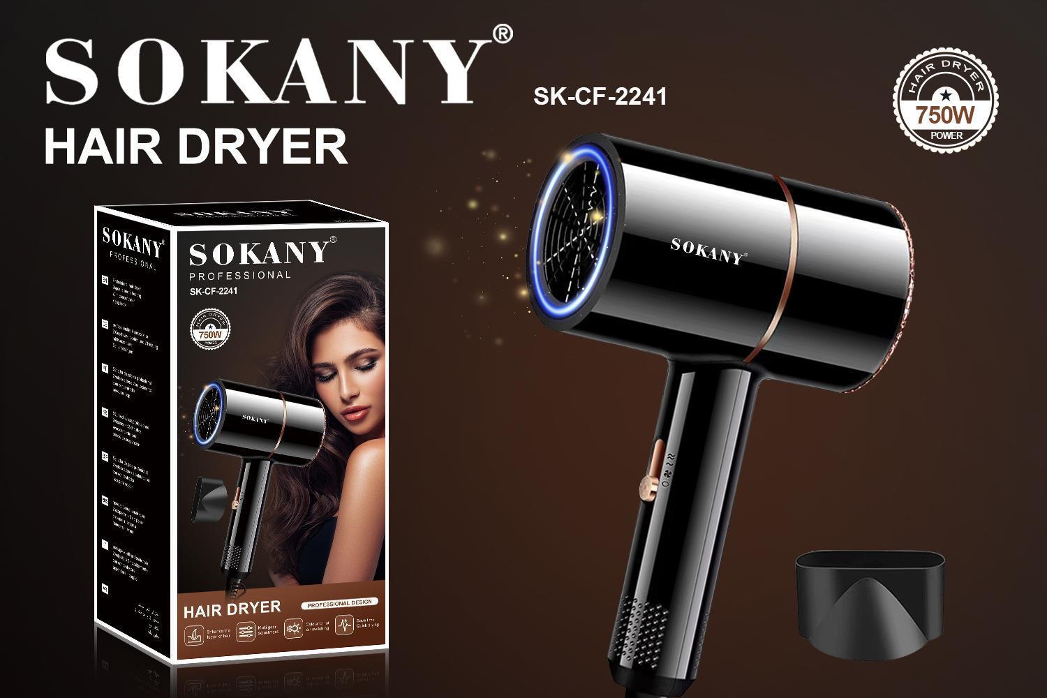 外贸sokany2241 电吹风机家用大功率负离子护发sokany hair dryer
