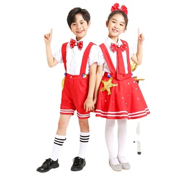中小学生六一合唱服歌唱我的祖国演出服儿童闪闪的红星歌咏比赛服