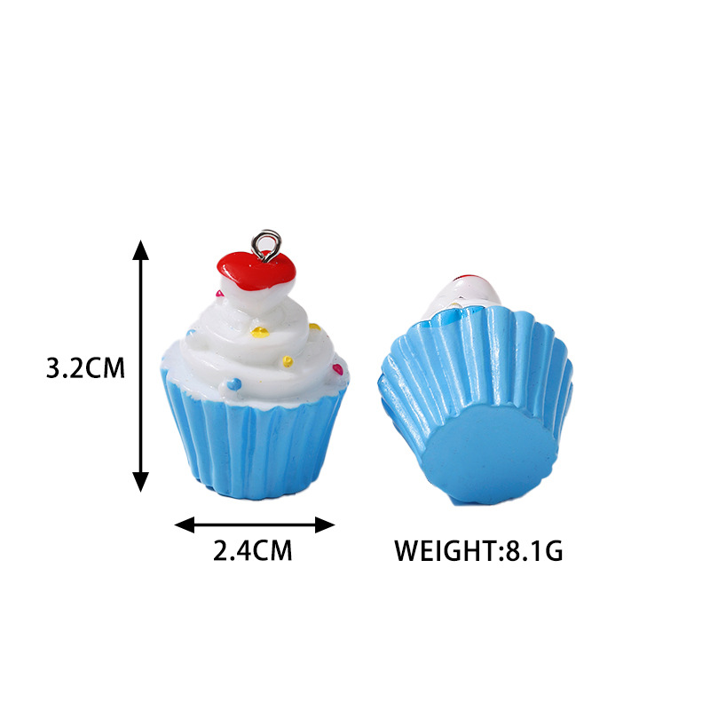 New Resin Accessories Candy Color Three-Dimensional Cake Candy Toy Series DIY Ornament Cream Small Cake Factory Wholesale