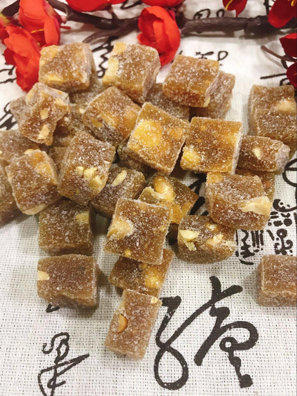 姜糖 手工姜汁糖5斤装姜片潮汕特产软姜糖浓浓的椰香味散装批发