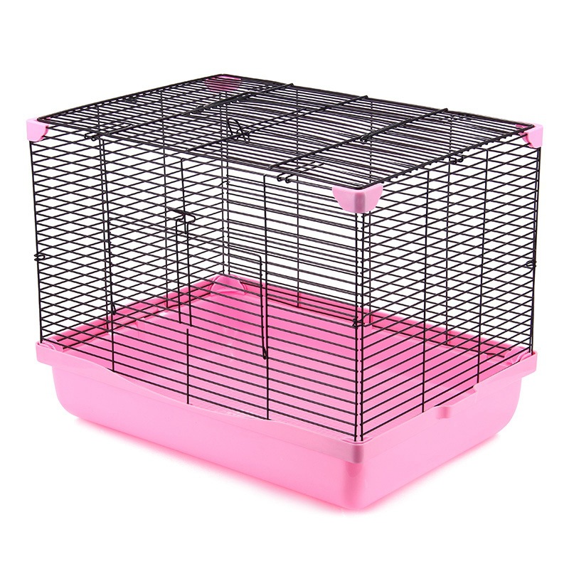 厂家批发宠物仓鼠基础笼塑料耐啃咬萌宠用品便携式仓鼠笼子现货