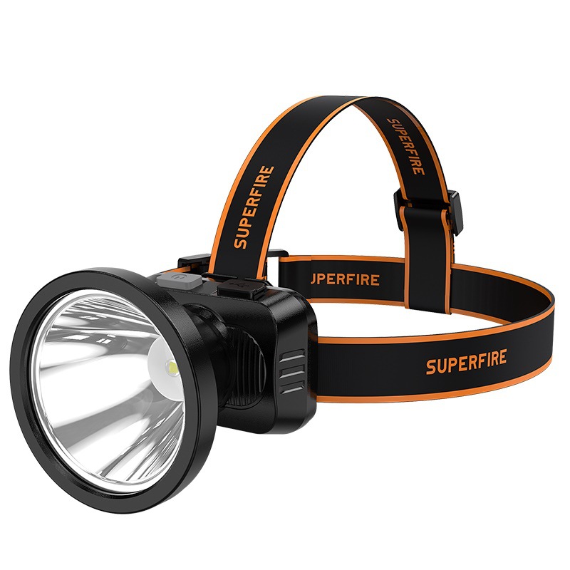 Shenhuo Headlamp Strong Light Long-Range Head-Mounted Helmet Miner's Lamp Led Rechargeable Outdoor Emergency Lamp with a Big Bulb Wholesale