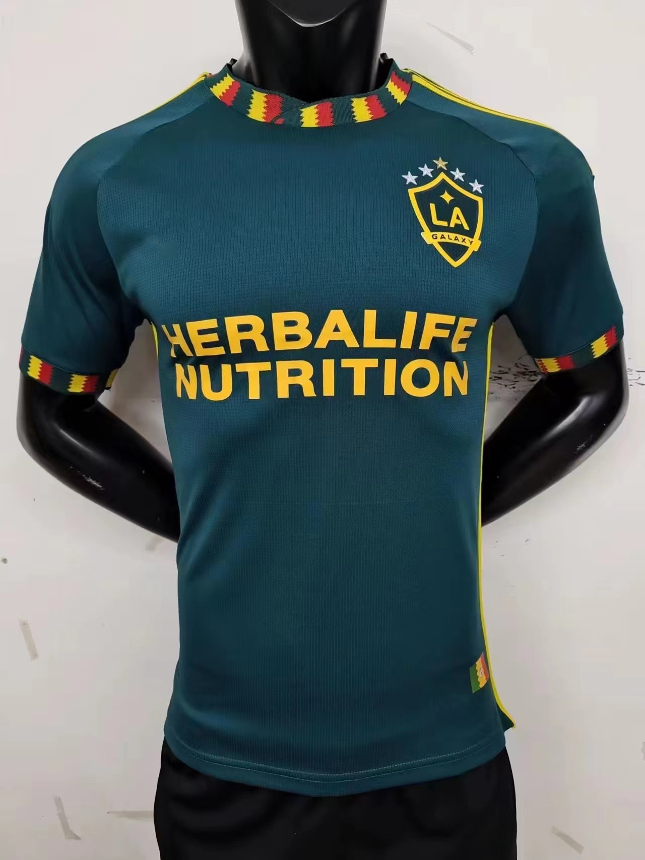 23-24美职联洛杉矶银河客场短袖球员版球衣训练服足球