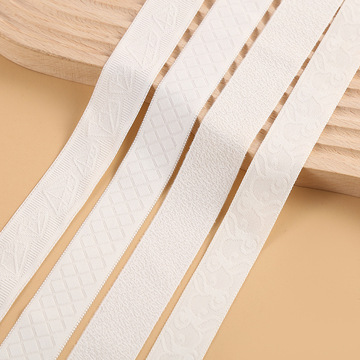 2.5cm左右新款高弹力锁边带 加密斜纹纯棉织带 童装内衣裤袜子腰