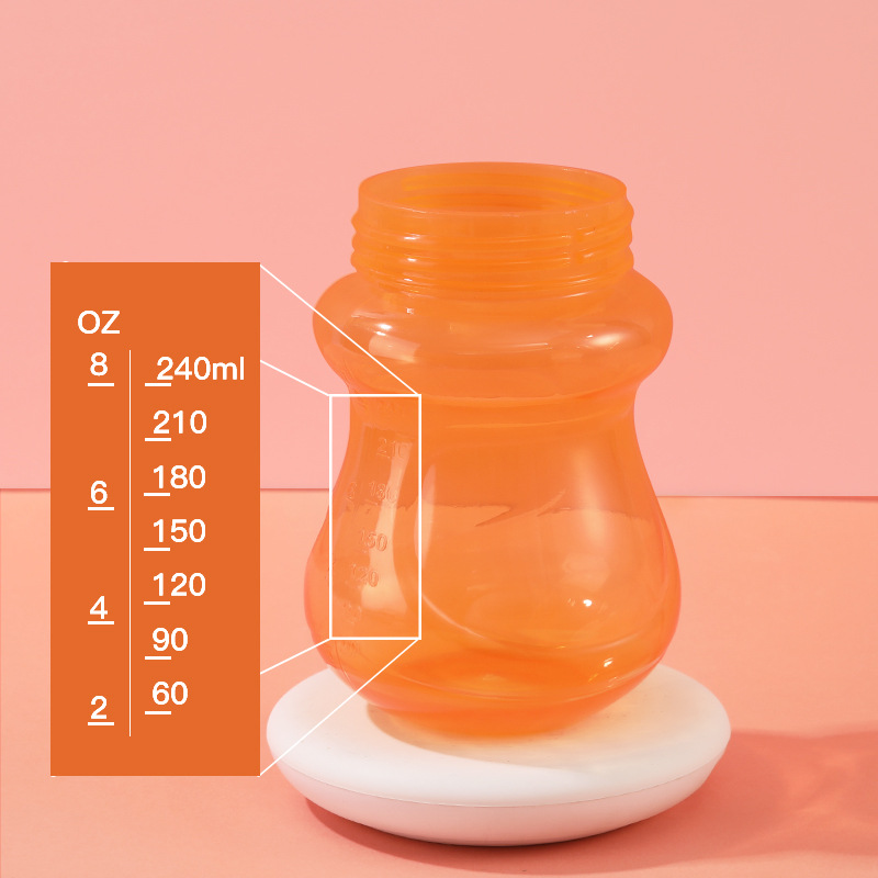 Extra Wide Mouth Pp Baby Sippy Cup Leakproof and Choke Proof Children's Direct Drink No-Spill Cup Training LL Cup Kettle with Handle