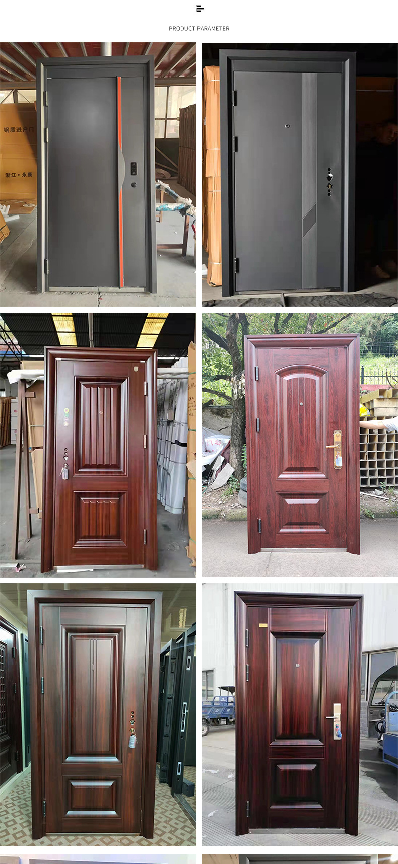 家用商品房工程入户门 别墅入户门甲级防盗门批发子母门定 制