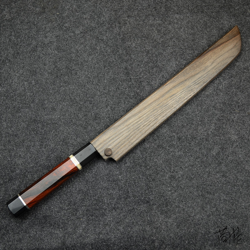 实木刀鞘收纳鱼生木质鞘刺身料理刺身刀刀壳刀刀木质柳刃刀套菜刀