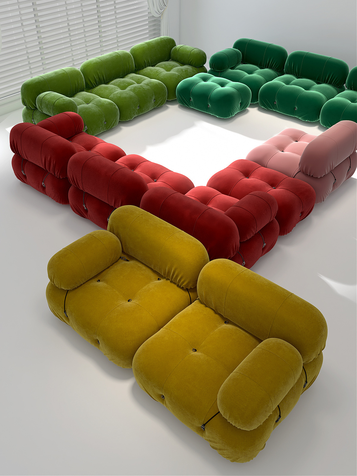 轻奢布艺创意沙发客厅ins网红中古模块化自由组合北欧单人懒人椅