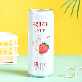 rio锐澳鸡尾酒微醺草莓伏特加风味330ml24罐整箱果酒预调酒