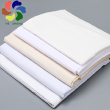 现货直供白色棉布弹力府绸底布面料衬衫夏令衣衫和外衣及日常用量