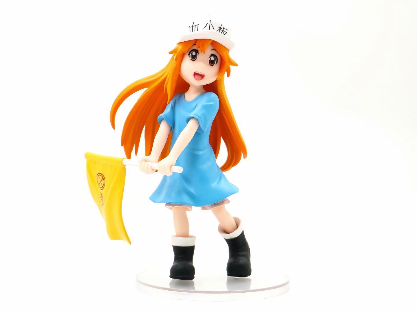 狼族动漫 工作细胞 platelet 血小板 拿旗子 站姿 盒装手办