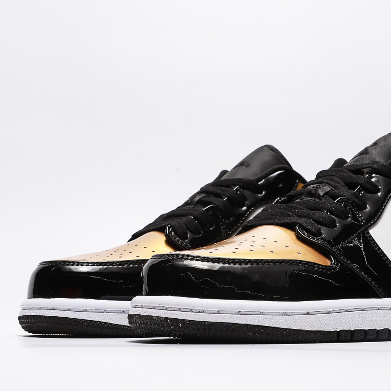 莆田鞋货源 低帮篮球鞋 gold toe 黑金脚趾男女运动鞋工厂代发