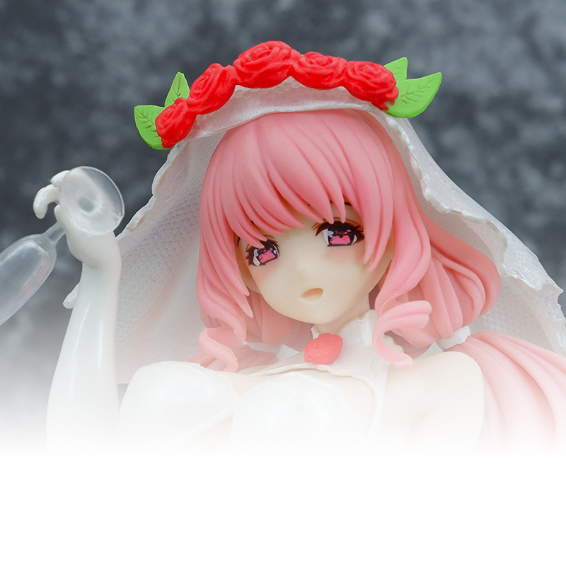 妈见打美少女手办婚纱女孩神野雫手办可爱模型人偶可脱批发代发