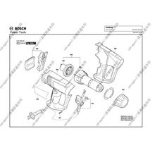 博世ghg20-63热风枪烤枪热吹风机电机加热元件印刷电路板外壳配件