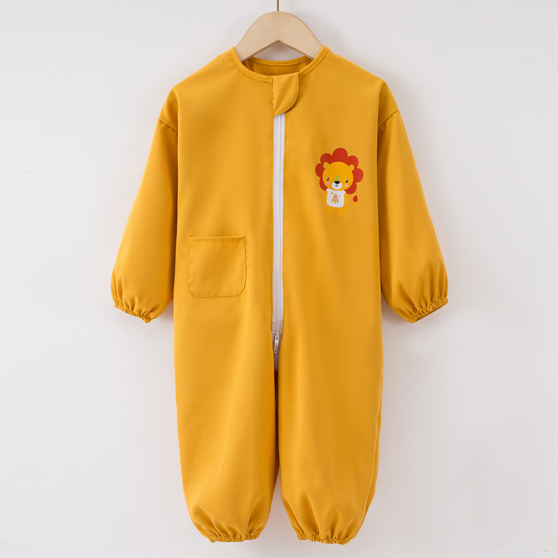 Baby Jumpsuit Baby Clothes Spring and Autumn Long-Sleeved Warm Newborn Romper Romper Bag Fart Clothes Wholesale Delivery