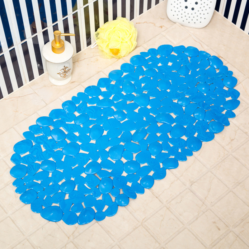 Stone Bathroom Non-Slip Mat Pebble Floor Mat Oval Hotel Hotel Bath Room Cylinder Bathroom Mat