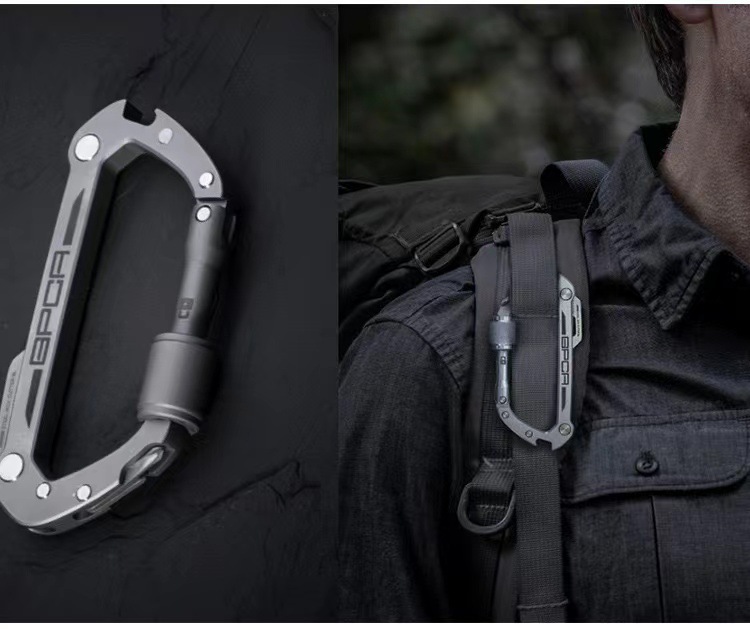 美国gpca carabiner不锈钢登山扣 多功能户外钥匙扣 金属登山扣