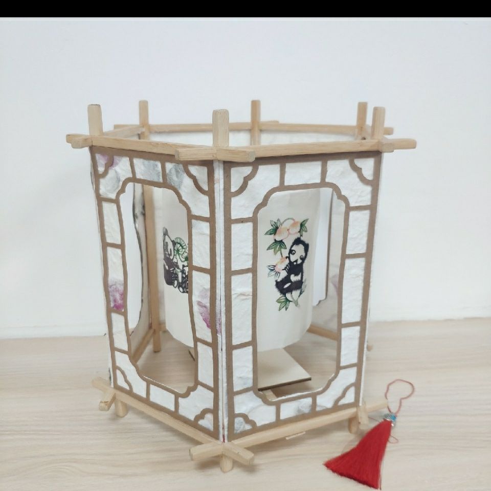 手工走马灯热能旋转电动跑马灯涂鸦剪纸亲子diy材料包小制作