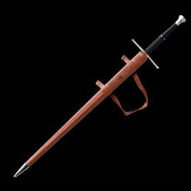 影视刀剑 花纹钢不锈钢大号西洋剑一体巨剑双手剑 训练摆设未开刃