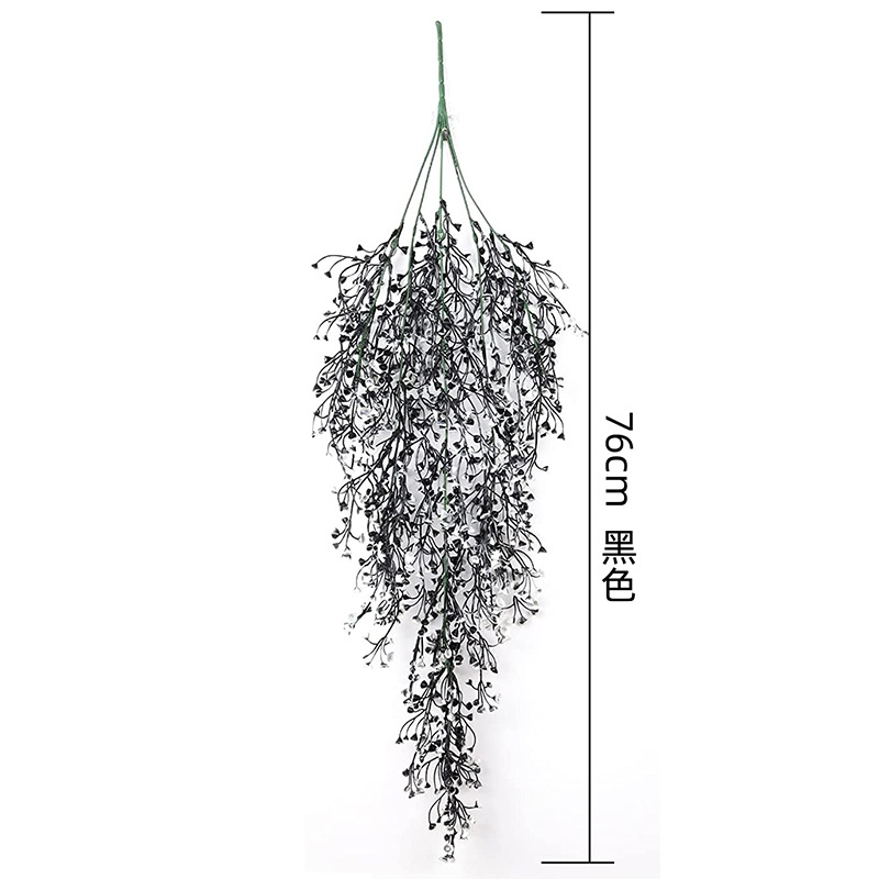 Cross-Border Simulation Hanging Plastic Artificial Chang Chun Golden Bell Willow Rattan Living Room Ceiling Plant Decoration Wedding Photography Rattan