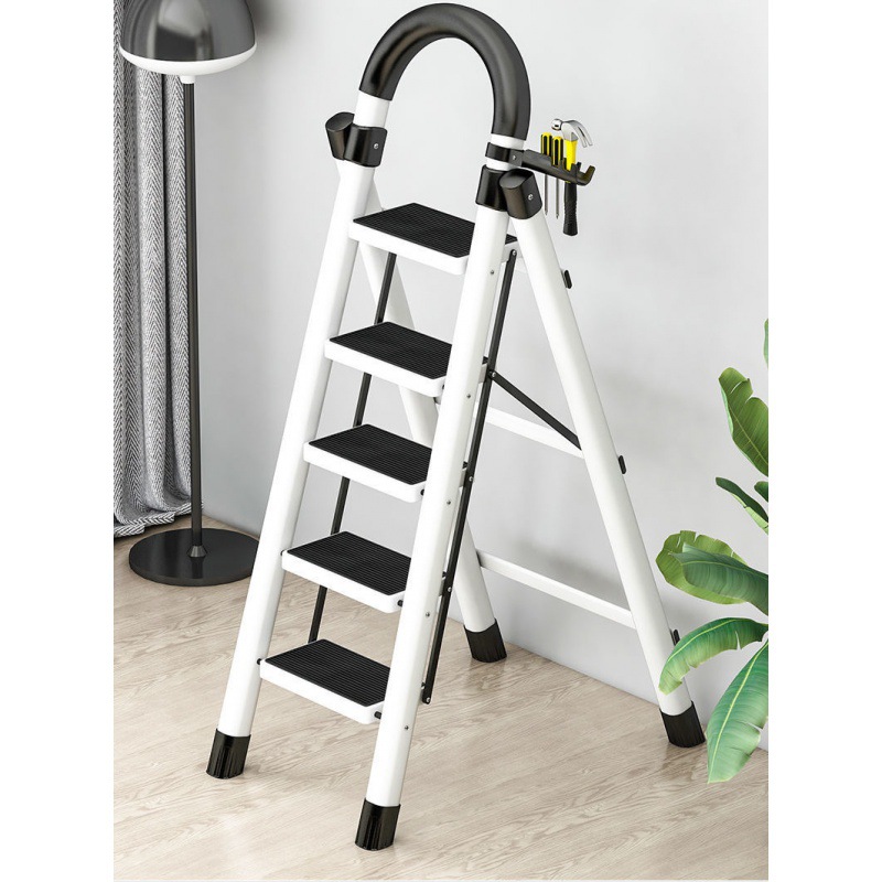 家用梯子小型人字梯折叠梯家庭用室内四步梯伸缩扶梯楼梯多功能
