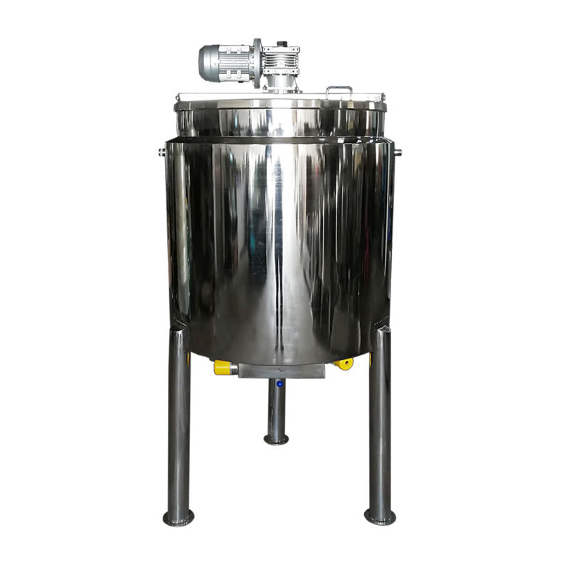 厂家不锈钢双层卫生级电加热搅拌罐洗洁精衣液配料桶化工搅拌机
